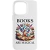 Mug Books are Magic Shirt Book Dragon Ph Custodia per iPhone 14 Pro Max Books are Magical Dragon Book Lover Read Books Happy Dragons