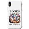 Mug Books are Magic Shirt Book Dragon Ph Custodia per iPhone X/XS Books are Magical Dragon Book Lover Read Books Happy Dragons