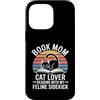 Book Mom Cat Lover Reading Cat Mom Custodia per iPhone 14 Pro Max Prenota Mamma Amante Gatto Lettura Con Il Mio Amante Felline