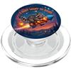 Firework Design for Fourth of July Divertente procione del 4 luglio Voglio solo scopare fuochi d'artificio PopSockets PopGrip per MagSafe