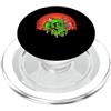 Funny Halloween Shirts Scary Gifts Men W Arte grafica arcobaleno spaventoso di Halloween del teschio di fusione colorato PopSockets PopGrip per MagSafe