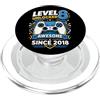 Level 8 Unlocked Awesome Since 2018 Livello 8 sbloccato fantastico dal 2018 PopSockets PopGrip per MagSafe