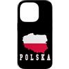 Poland Flag Heritage Clothing & Gifts Custodia per iPhone 14 Pro Bandiera polacca Polonia Patriottica Uomini Donne Bambini Polska
