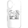 Camicie elettroniche vintage Custodia per iPhone 17 Registratore nastro audio Lettore di nastri Macchina nastro