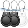 NEUTYPECHIC 3 Pezzi Portachiavi per Airtag, Impermeabile Custodia per Airtag, Antigraffio Porta per Airtag per Apple, Portable Cover Protettiva per Apple AirTag Per Bambini, Chiavi, Borse, Animali