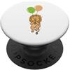 Animal funny cute sweet Nature Mammal Zo Il leone si blocca su Balloon PopSockets PopGrip Adesivo