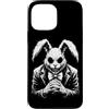 Animali Gotici E Regali Gotici Grunge Custodia per iPhone 13 Pro Max Coniglio Gotico Raccapricciante, Coniglietto Horror,