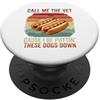 Divertente Maglietta Bootleg Che Griglia Maglietta Divertente Bootleg Grilling Hot Dog Dog Meme PopSockets PopGrip Adesivo
