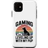 Retro Gaming Mom Puppy Gamer Squad Custodia per iPhone 11 Gioco di livellamento con il mio cucciolo retrò