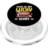 Casino Gambling & Slot Machine Vegas App Questo è il mio casinò Lucky Shirt Casino Slot Machine Poker PopSockets PopGrip per MagSafe