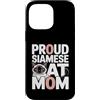 Siamese Cat Mama Feline Lover Funny Custodia per iPhone 14 Pro Max Orgoglioso gatto siamese mamma