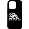 Dope Home Health Aide Career Culture Custodia per iPhone 15 Pro Dope Latina Donna Home Salute Aiuto Latino Heritage Mese