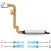 iYAiYO Fingerprint Sensor Cavo Flessibile per Xiaomi Redmi Note 10S Lettore Impronta Flex Cable Sensore di Impronte Digitali Sostituzione incl. Cacciaviti-Argento