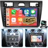 Techschermo Qualcomm 8-core 4+64GB Autoradio Android per Ford Fiesta 2006-2011, Aggiornamento Radio con CarPlay e Android Auto Wireless, Schermo Touch IPS, DSP Hi-Res, GPS, Telecamera Posteriore
