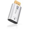 Duttek Adattatore da DisplayPort a HDMI 8K a 60Hz, convertitore da DP a HDMI per videogiochi, PC, laptop, MacBook, trasmissione unidirezionale per monitor, proiettore, TV, laptop desktop PS5