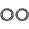 Rebower Altoparlante Schiuma Bordo Surround cerchio Gomma Perforata Subwoofer cerchio Ricambi Parti [per Riparazione Or Fai-da-Te Subwoofer Decorazione] - 4.5 / Nero / 2pz