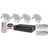 Power Dynamics KIT AUDIO FILODIFFUSIONE BLUETOOTH+USB+RADIO FM+TELECOMANDO+6 CASSE DA INCASSO 16,5