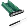 BRIEFCEC DB37 Adattatore D-SUB RS-232 RS485 Seriale Su Modulo Morsettiera Senza saldatura a 37 Pin Con Pad Isolato (1 Presa)