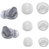 Adhiper Auricolari di Ricambio per Beats Fit Pro, Studio Buds e Studio Buds+ - 3 Paia, Taglie S/M/L, Punte in Silicone Morbido, Riduzione del Rumore e Vestibilità Comoda e Sicura (Trasparente)