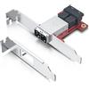 10Gtek Mini SAS Adapter SFF-8643 to SFF-8644 Dual Port Mini SAS Adapter
