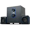 GOgroove SonaVERSE LBr 2.1 Altoparlanti per Computer con Subwoofer - USB Alimentato con Manopole di Controllo Volume / Bassi - Ideale per Laptop, Piccola Scrivania