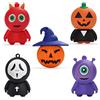leizhan 5 Pezzi 16GB USB Pen Drive Carino USB Halloween Penna Porta Chiavette Chiave Regali per i bambini Supporta PC Tablet portatile(5 * 16GB,Halloween)