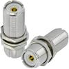 ACONRFTOL Adattatore UHF SO239 da UHF femmina a UHF femmina maschio rettangolare UHF a UHF SO-239, adattatore antenna UHF CB radio adattatore coassiale RF per antenna radio amatoriale UHF, 2 pezzi