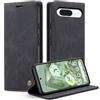 Monweicz Cover Compatibile con Google Pixel 9A, Custodia Portafoglio con Slot per Scheda, Protezione Completa Premium in Pelle PU, Flip Libro Magnetica Google Pixel 9A, Nero