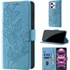 CaseGla Cover per Xiaomi Redmi Note 12 Pro 5G / Poco X5 Pro 5G, Azzurro | Blocco RFID, Portafoglio Pelle PU, Flip Libro, Porta Carte, Magnetica Libretto, Antiurto Protezione Completa