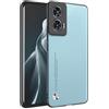 HAFFAN Custodia Cover Protettiva per Cellulare per Motorola Moto Edge 50 Fusion (6.7 inches), Stile Similpelle - Azzurro