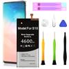 QUZMOIIS Batteria per Samsung Galaxy S10, 4600 mAh, alta capacità, EB-BG973ABU, batteria di ricambio per Samsung Galaxy S10 SM-G973F G973U G973W G973U1 G9730 G973N G973X con strumento di riparazione