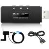 Hodozzy DAB/DAB+ Adattatore Universale per Autoradio - Hodozzy Ricevitore Radio Digitale Dongle USB 2.0 con Antenna Attiva, DAB+ Antenna Ricevitore, Trasmettitore D-AB Funzione Line-Out per MP5 MP3 Autoradio