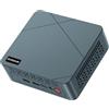BOSGAME E2 Neo Mini PC per casa/ufficio, Ryzen 5 3550H (supera N150/4300U, fino a 3,7 GHz), 16 GB RAM DDR4, 512 GB SSD NVMe, mini computer, 2x HDMI 2.0, triplo display, WiFi 5, BT 5.0, LAN RJ45, WOL