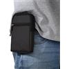 CFKNDBP Uomo Borsa da Cintura Cellulare, Sacchetto Clip da Cintura per Cellulari, Piccolo Borsello da Cintura per Smartphone Borsa Nylon Verticale Pochette da Cintura Portafoglio Fondina per Carte Cellulare