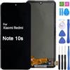 iYAiYO Schermo Incell Display Digitalizzatore Touch Screen Ricambio Compatibile con Xiaomi Redmi Note 10S M2101K7BG, M2101K7BI, M2101K7BNY, M2101K7BL Schermo Completo con Strumenti-Nero