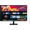 Samsung Smart Monitor M7, Flat 32'', 3840x2160 (UHD 4K), Piattaforma Smart TV (Amazon Video, Netflix), Airplay, Mirroring, Office 365, Wireless Dex, Casse Integrate, WiFi, HDMI, USB Type-C