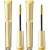 Max Factor Mascara Masterpiece Glamour Extensions 3in1, Allunga, Volumizza e Intensifica le tue Ciglia, Black, 12 ml (Confezione da 2)