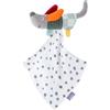Fehn Mini-Schmusetuch Hund - Mini-Spielkamerad und Stofftier-Schnuffeltuch aus Baumwolle - Schmusetuch zum Greifen und Liebhaben - Kuscheltuch für Babys und Kleinkinder ab 0+ Monaten