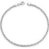 MATERIA by Matthias Wagner Bracciale da uomo in argento 925 rodiato, 2,5 mm, 17 cm, Argento sterling