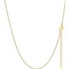 FaithHeart Collana Uomo Donna, Catenina Serpente Tonda,Larga 1mm Lunga 60cm, 316L Acciaio Inossidabile, Impermeabile di Alta Qualità, Gioielli da Regalo