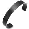 COOLSTEELANDBEYOND 19CM Classico Regolabile Bracciale da Uomo Donna, Braccialetto del Polsino