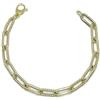 Never say Never Bracciale da donna in oro giallo 18kt doppio modello largo 7,00 mm e lungo 19,50 cm chiusura a moschettone peso 4,80 gr in oro 18kt