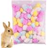 Nbbwwu Biancheria da letto calda per criceti, biancheria da letto per criceti | Biancheria da letto calda per piccoli animali domestici - Set di 100 batuffoli di cotone per piccoli animali, riempitivo