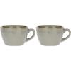 ROSE & TULIPANI MILANO Thun Rose & Tulipani - Tazza colazione Concerto Grigio Perla (Confezione da 2)