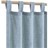 KOUFALL Tende blu lunghe 274 cm per soggiorno, set da 2 pannelli, tende di lino semitrasparenti diffuse di luce per sala da pranzo porte scorrevoli patio balcone cortile lungo 22,3 m pietra polverosa blu
