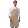 Chef Works - Grembiule da macellaio unisex, Cachi, taglia unica