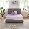 SINWEEK 1.5 Inch Gel Memory Foam Mattress Topper Ventilated Soft Pressure Relieve Mattress Pad, Breathable Bed Topper, CertiPUR-US Certified, Twin Size