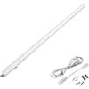 BRILONER Leuchten 2379-146, lampada LED sottopensile, LED integrati 14W, 1400Lm, Luce bianca 4000K, lunga 117,3cm, interruttore sul lato, Lampada per cucina, armadio, plastica bianca