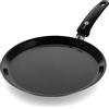 GreenPan Torino 32 cm Padella per Crêpe e Pancake in Ceramica Antiaderente Sano, Senza PFAS, Induzione, Adatta al forno fino a 160°C, Lavabile in Lavastoviglie, Nero