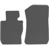edecor Tappetini in velluto per BMW X1 E84 xDrive, anno di costruzione 2009 - 2015 STD, colore grigio, fissaggio anteriore, tappetini in velluto con protezione per il tallone